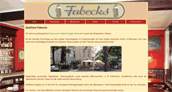 Desktop Screenshot of fabecks.de